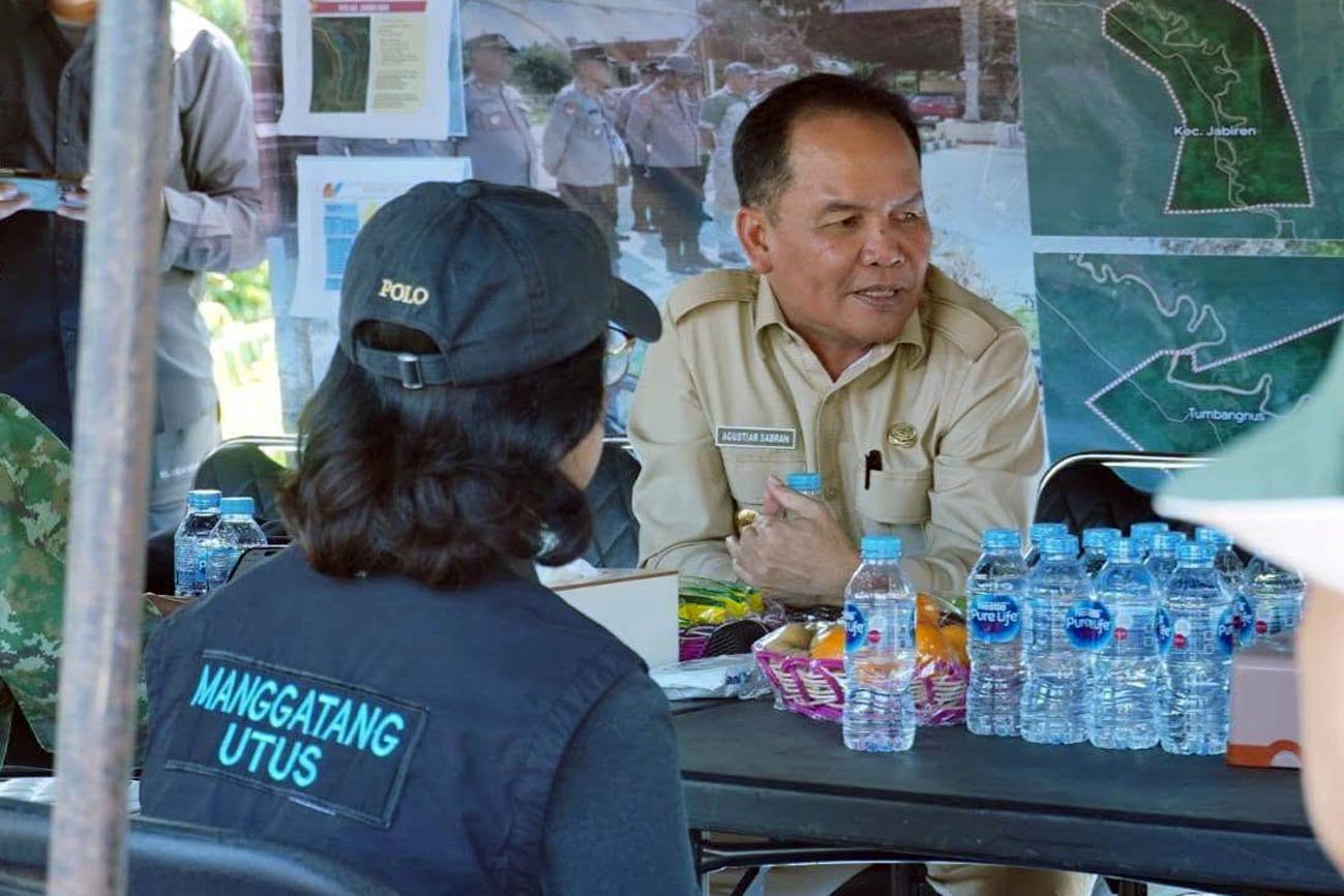 Gubernur Kalteng Pantau Posko Penanganan Siaga Karhutla di Pulang Pisau