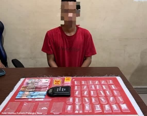 Operasi Antik Telabang 2026: Polresta Palangka Raya Tangkap Pengedar dan Sita 32 Paket Sabu