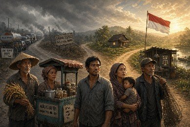 INDONESIA DI PERSIMPANGAN: KETIKA RAKYAT BERTANYA, “SAMPAI KAPAN?”     Catatan dari negeri yang rakyatnya terus bertahan di tengah mahalnya hidup, rapuhnya energi, dan panjangnya daftar persoalan