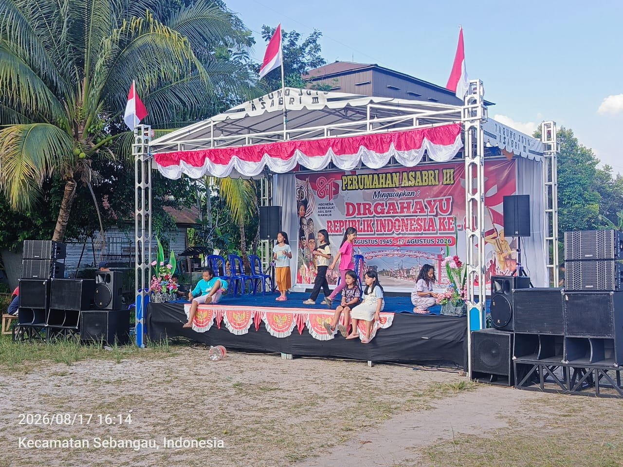 Kompak dan Meriah, Warga Asabri 3 Palangka Raya Rayakan HUT RI ke-81