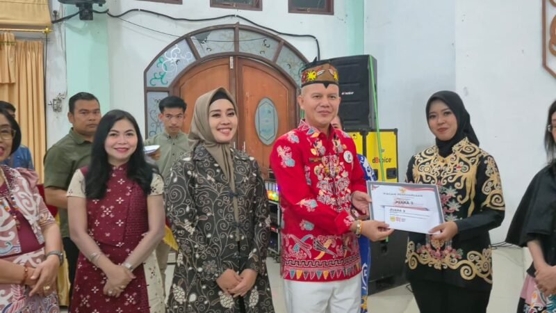 Kapolres Gunung Mas Hadiri Resepsi Kenegaraan, Polres Raih Juara III Kebersihan Kantor