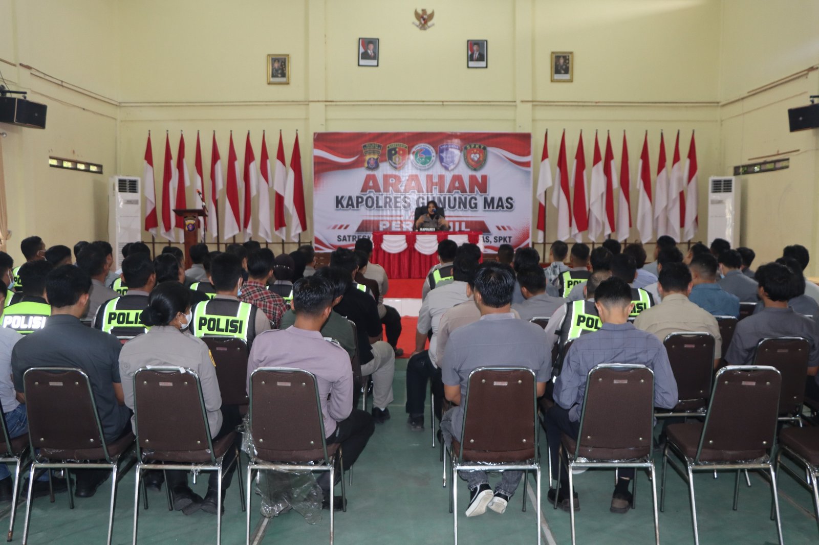 Kapolres Gunung Mas Tekankan Pelayanan Humanis dan Tindak Lanjut Perkara
