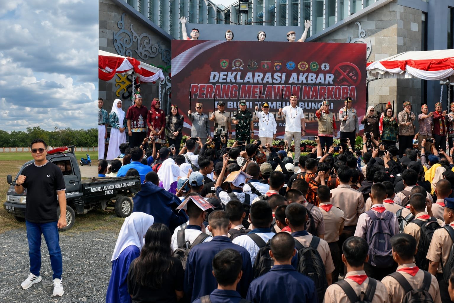 HKT Dorong Perang Melawan Narkoba Tak Berhenti di Deklarasi