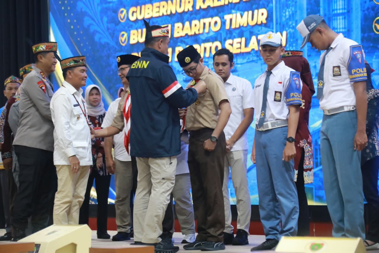 Kalteng Deklarasikan Perang Melawan Narkoba, 3.333 Pelajar dan Mahasiswa Jadi Simbol Perlawanan