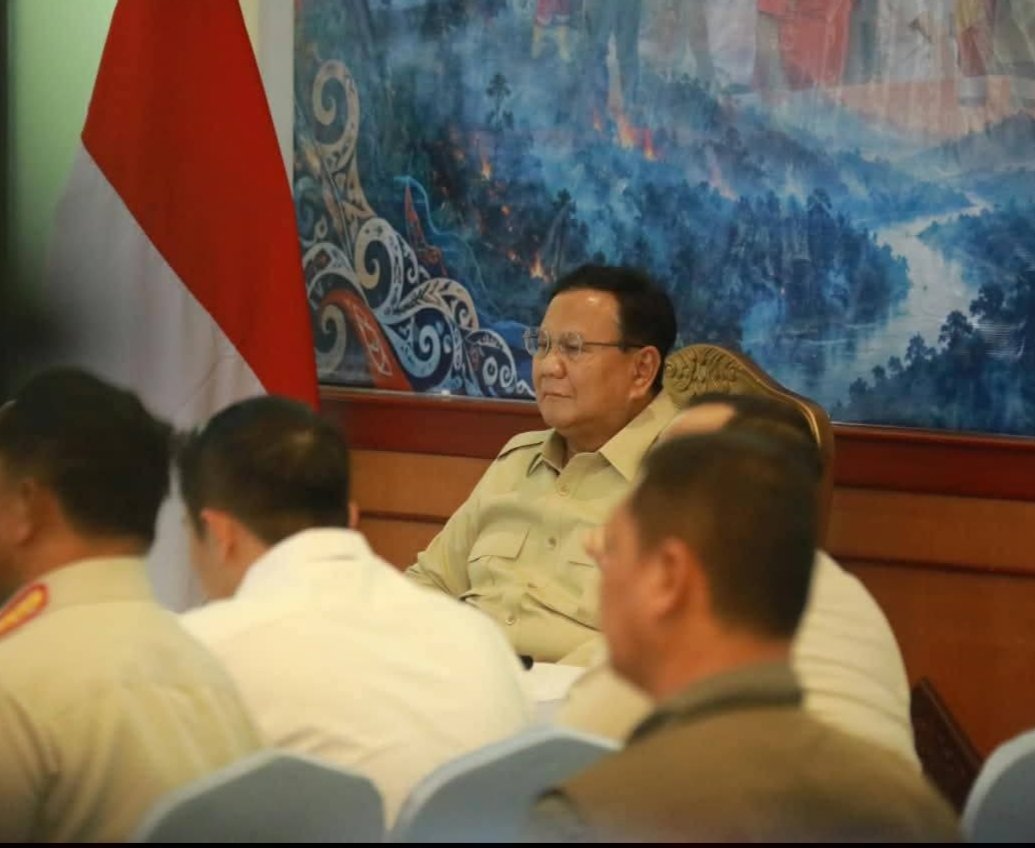 Presiden Prabowo Tinjau Langsung Penanganan Karhutla di Kalimantan Tengah, 20 Ribu Hotspot Terdeteksi