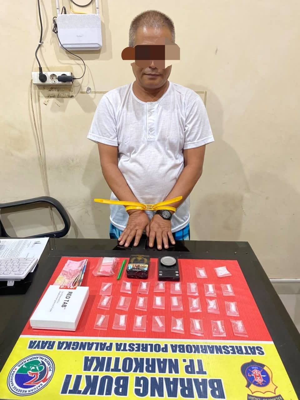 Puntun ,Satresnarkoba Polresta Palangka Raya Ungkap Peredaran Sabu 17 Gram 
