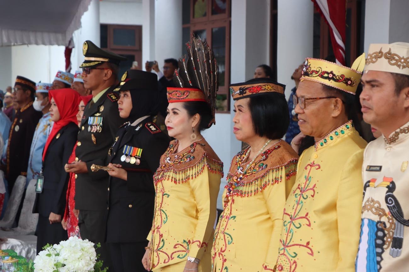 Kapolres Gunung Mas Hadiri Upacara HUT ke-81 RI, Momentum Perkuat Semangat Kebersamaan