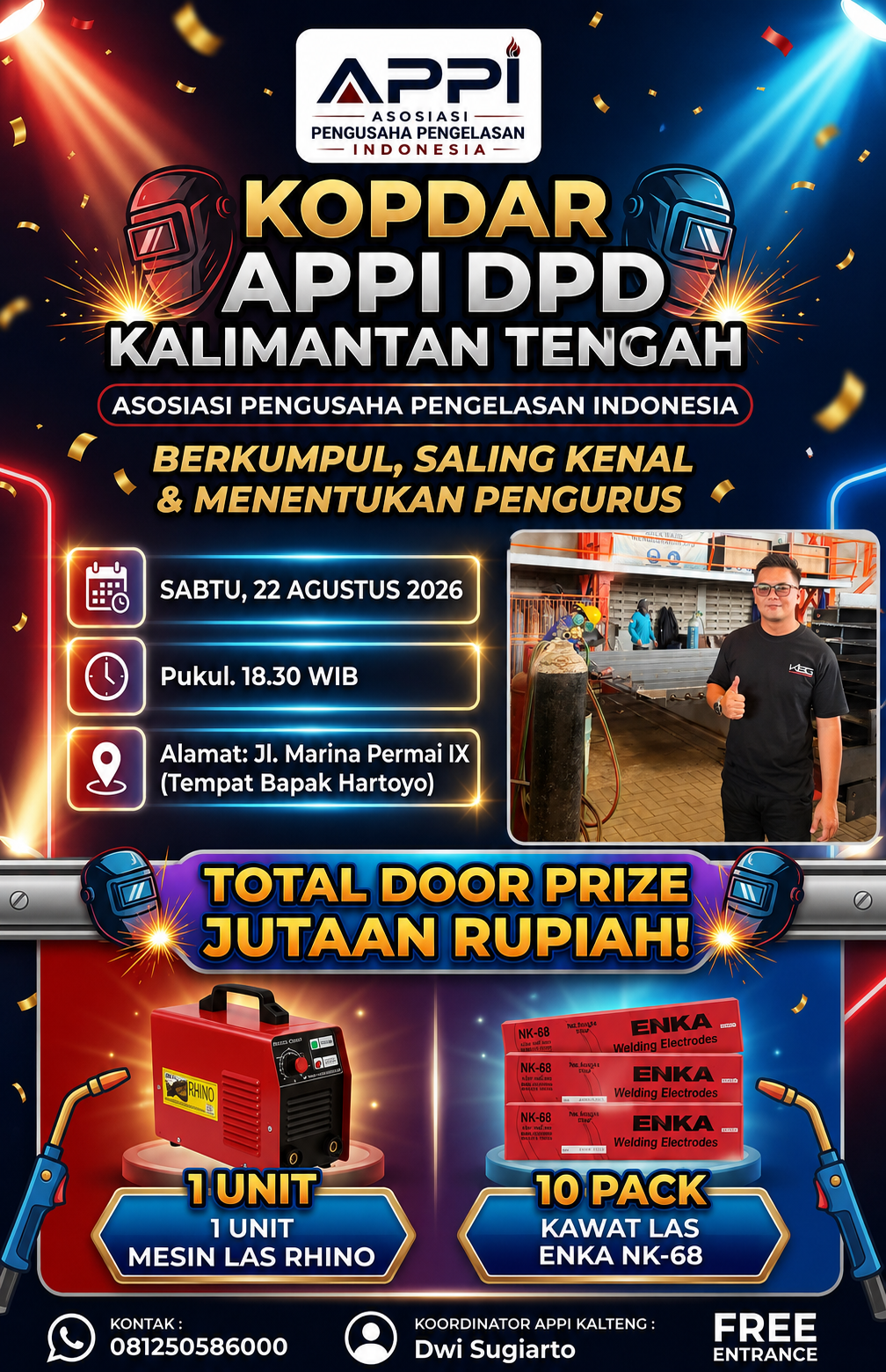 Sugie Mulai Gerakkan APPI Kalteng, Kopdar Perdana Jadi Momentum Bentuk Kepengurusan