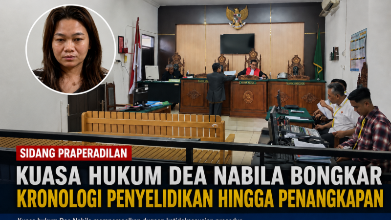 Kuasa Hukum Dea Nabila Bongkar Kronologi Penyelidikan hingga Penangkapan di Sidang Praperadilan