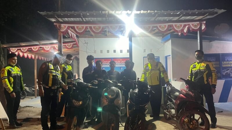 Jangan Biarkan Anak Jadi Korban Jalan Raya, 4 Motor Ditertibkan Satlantas Polres Gunung Mas