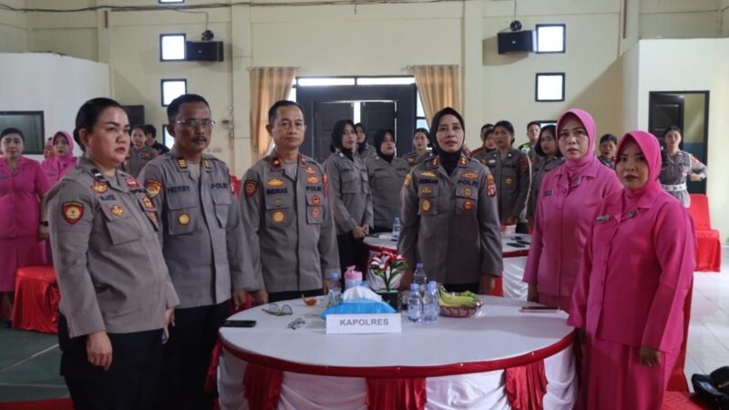 HUT ke-78 Polwan, Polres Gunung Mas Perkuat Pengabdian Humanis kepada Masyarakat