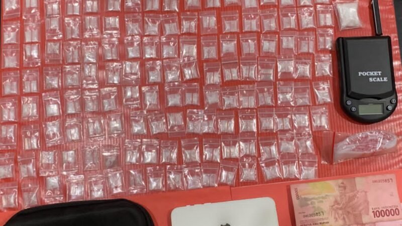 Satresnarkoba Polresta Palangka Raya Amankan 135 Paket Sabu