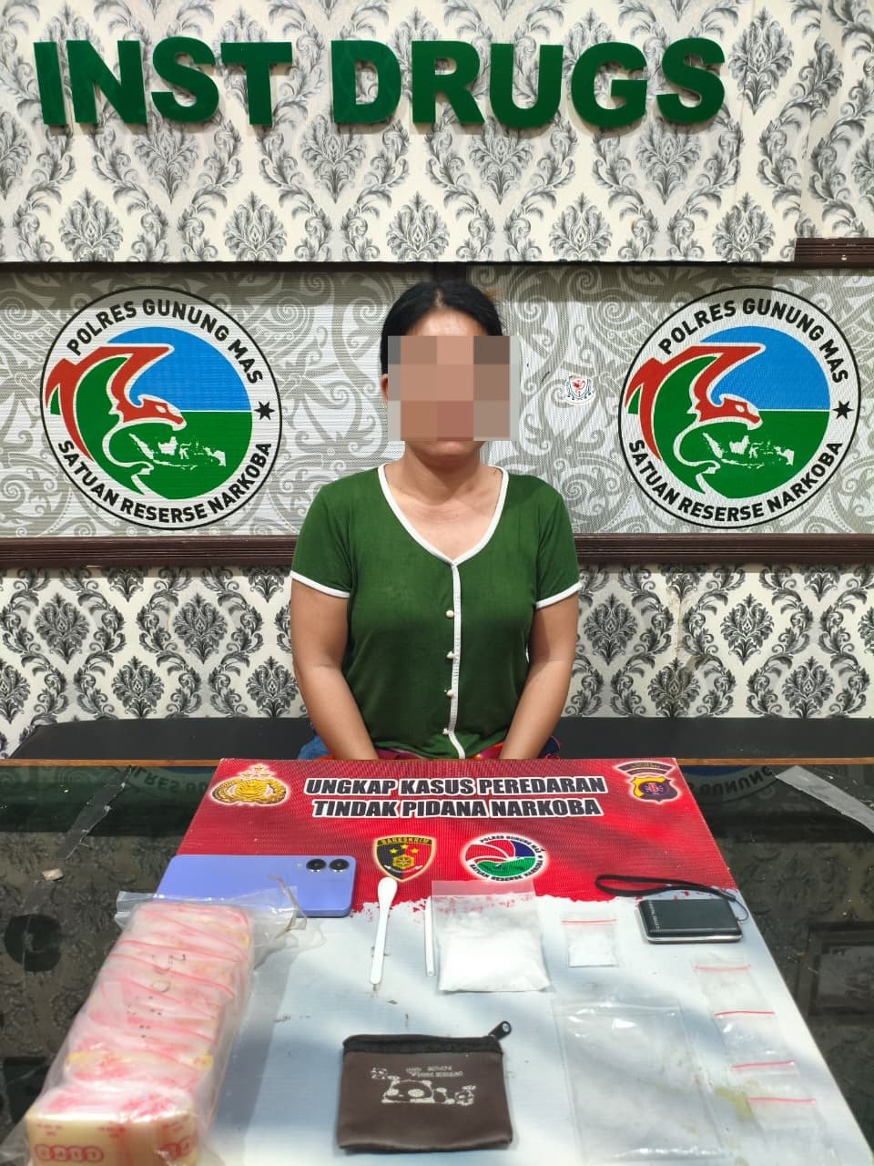Satresnarkoba Polres Gunung Mas Amankan Diduga Shabu Seberat 51,01 Gram
