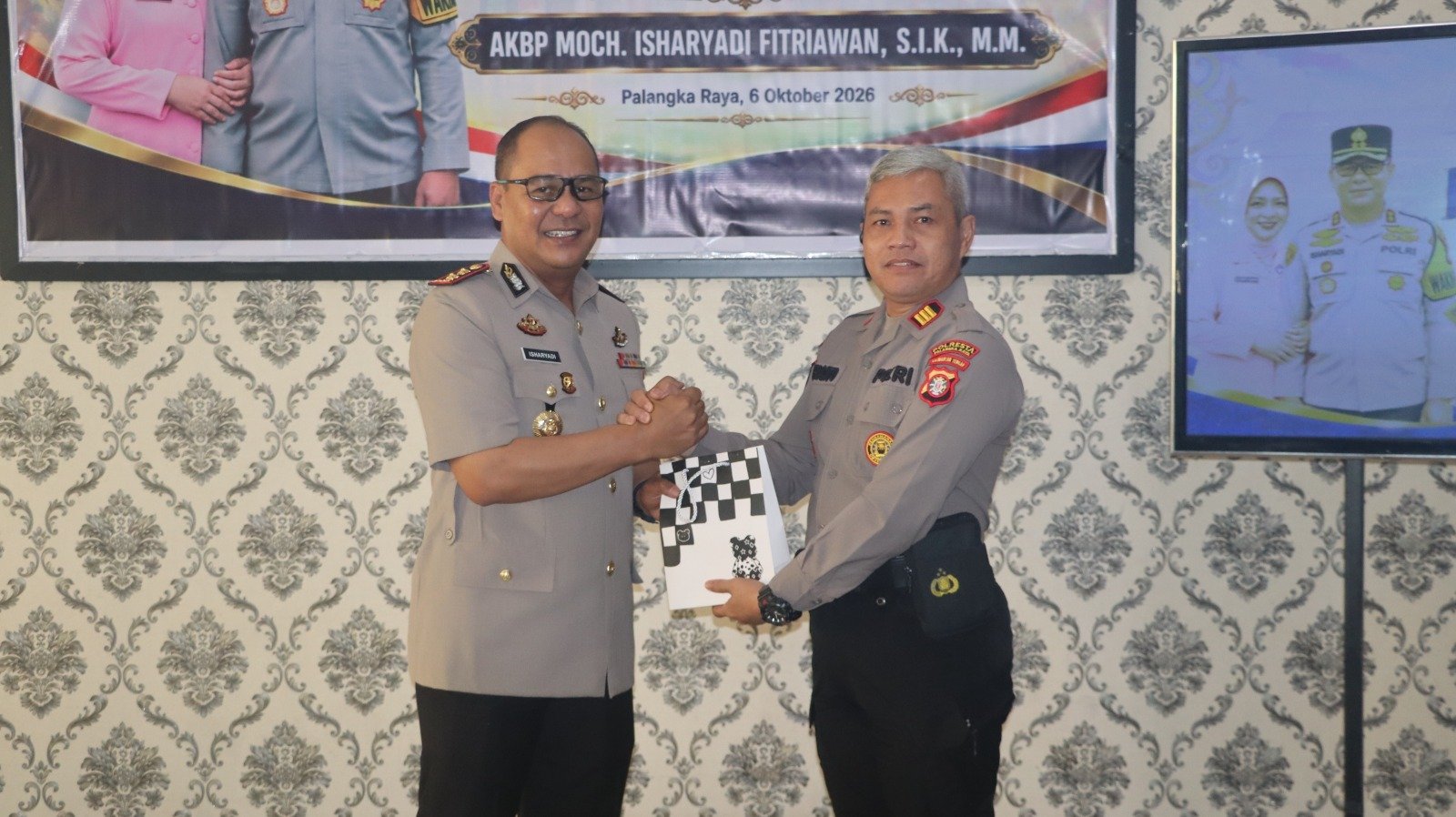 Usai Pelepasan, Kapolresta Palangka Raya Pimpin Acara Ramah Tamah Wakapolresta