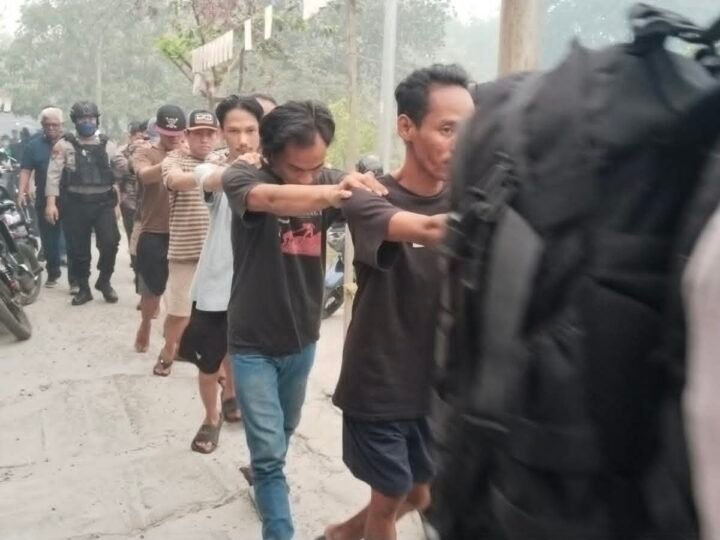 Operasi Gabungan di Puntun, 15 Orang Positif Sabu, Polisi Sita Peralatan Narkoba