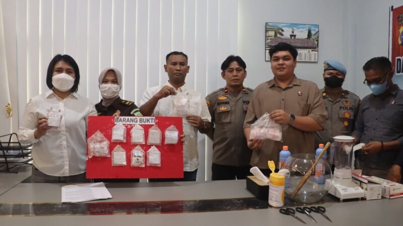 Musnahkan Barang Bukti Narkotika, Polresta Palangka Raya Tegaskan Komitmen Berantas Peredaran Narkoba