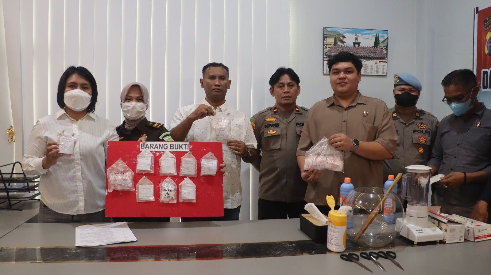 Musnahkan Barang Bukti Narkotika, Polresta Palangka Raya Tegaskan Komitmen Berantas Peredaran Narkoba