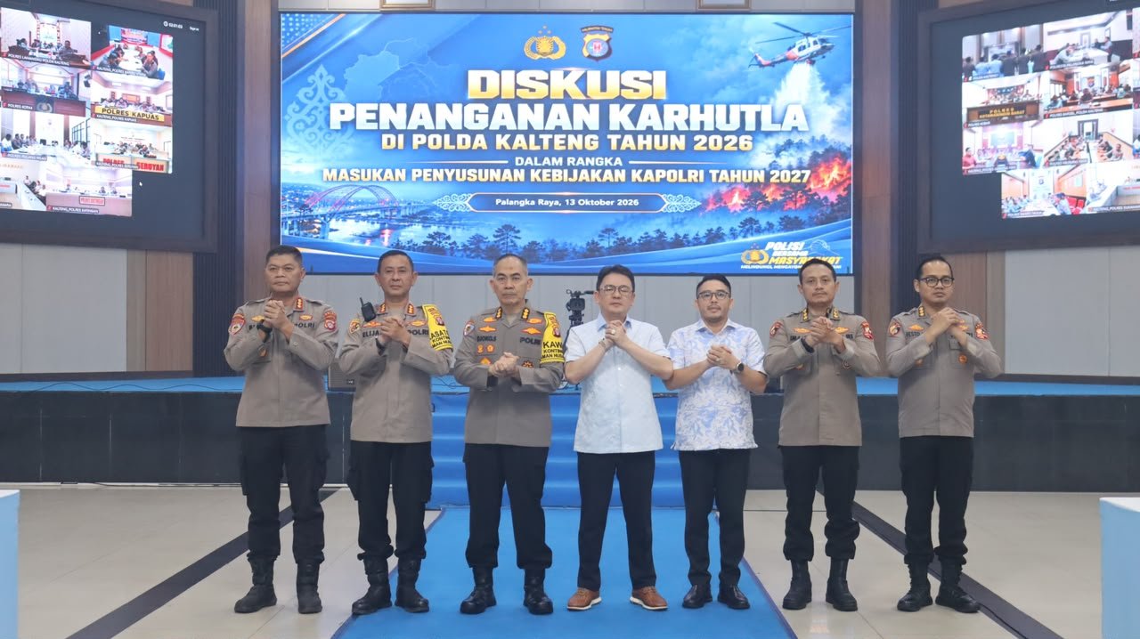 Di Hadapan Sahli Kapolri, Polda Kalteng Paparkan Strategi Penanganan Hotspot dan Gakkum Karhutla