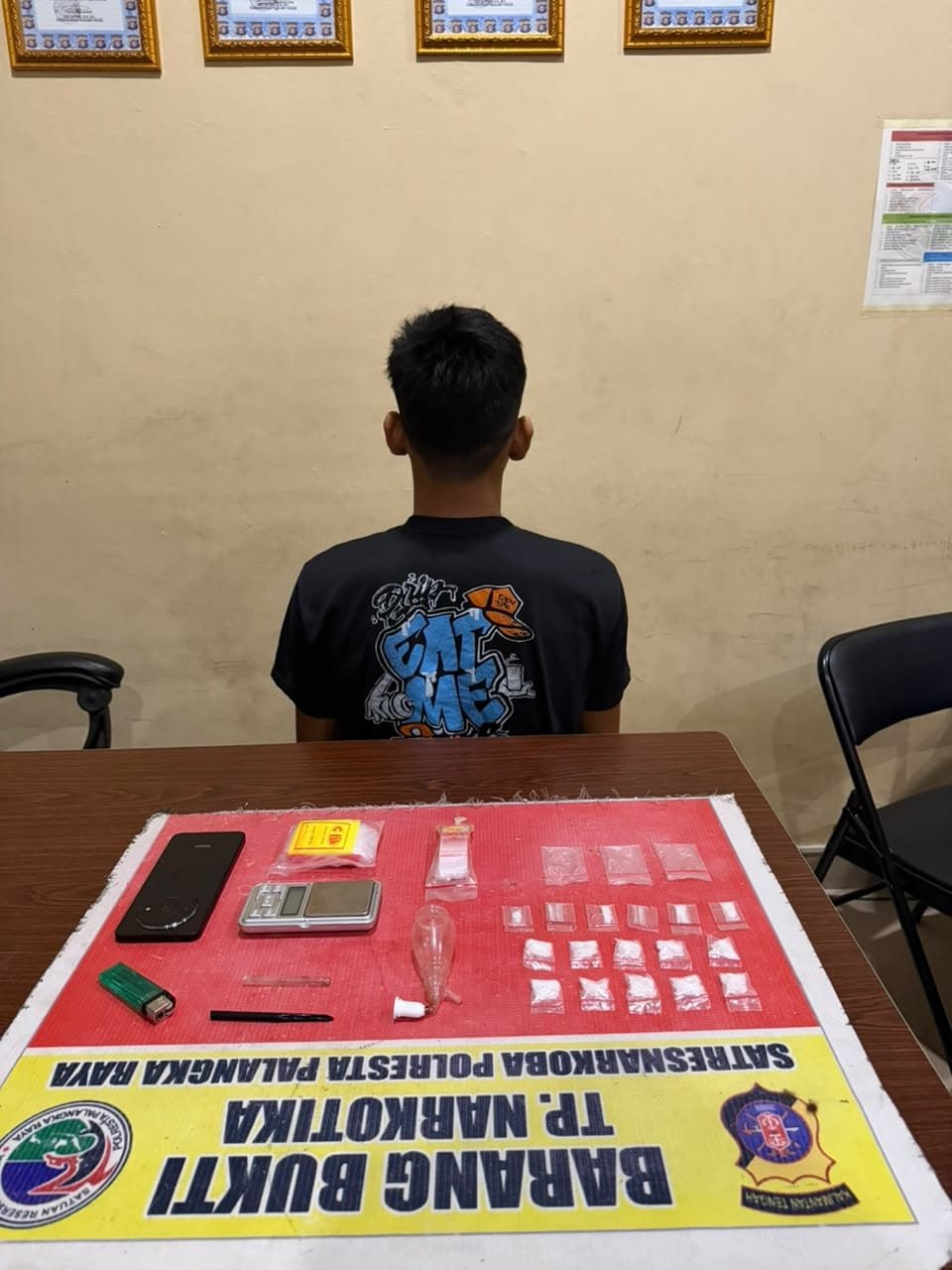 Satresnarkoba Polresta Palangka Raya Ungkap Dugaan Peredaran Sabu di Kereng Bangkirai, 16 Paket Disita