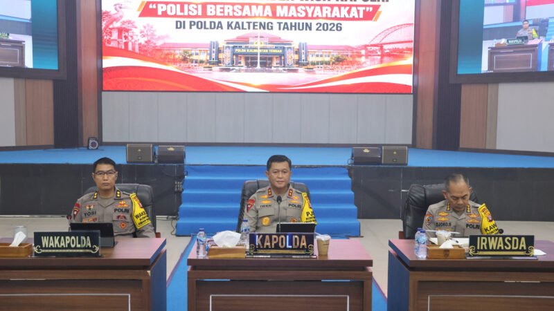 Kapolda Kalteng Sampaikan Commander Wish Kapolri, Polisi Bersama Masyarakat