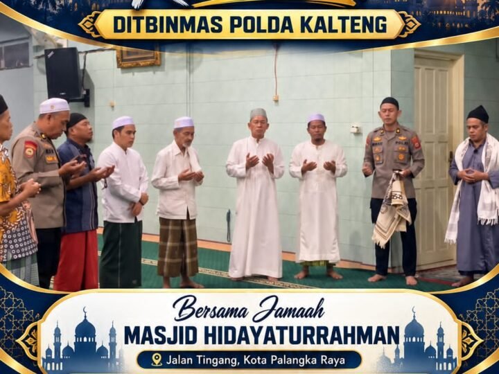 Subuh Keliling Ditbinmas Polda Kalteng di Masjid Hidayaturrahman Palangka Raya